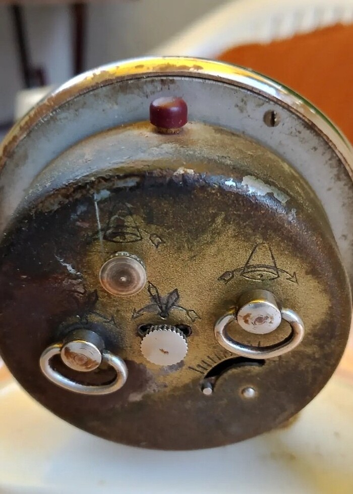 1960'ların ürünü Rus malı Slova marka küçük boy kurmalı alarmlı  - Görsel 5