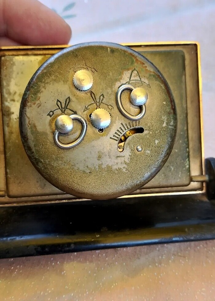 1960'ların ürünü Rus malı Slova marka küçük boy kurmalı alarmlı  - Görsel 2