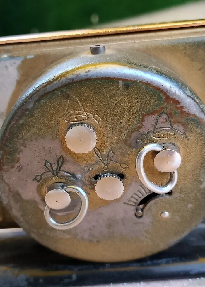 1960'ların ürünü Rus malı Slova marka küçük boy kurmalı alarmlı  - Görsel 4