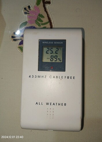 2024, Hava İstasyonu Aksesuarları, Kablosuz Sensör Probu Sıcaklı - Görsel 3