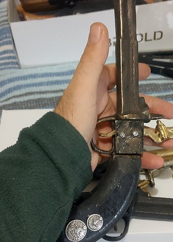 Dekorluk koleksiyonluk eskitme yapılmış döküm ve pirinç - Görsel 20