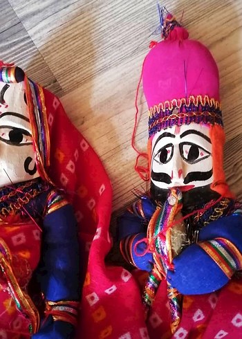 Yeni Hint işi el yapımı ahşap Kuklalar adet fiyatı 485 TL - Görsel 10