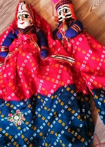 Yeni Hint işi el yapımı ahşap Kuklalar adet fiyatı 485 TL - Görsel 4