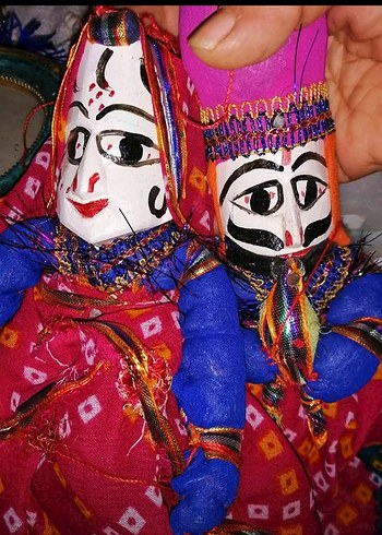 Yeni Hint işi el yapımı ahşap Kuklalar adet fiyatı 485 TL - Görsel 6