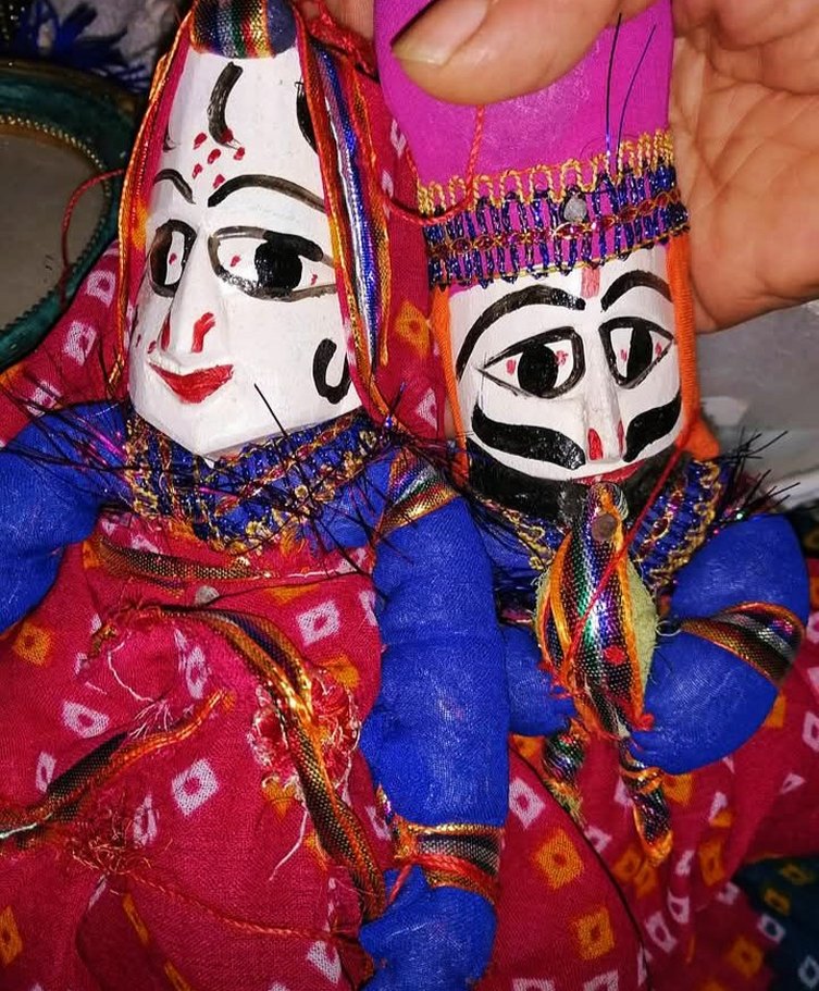 Yeni Hint işi el yapımı ahşap Kuklalar adet fiyatı 485 TL - Görsel 3