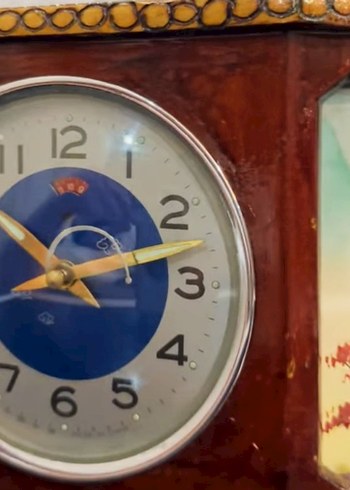 Dönem ürünü koleksiyonluk dekorluk çalışır Shangai kurmalı masa - Görsel 4