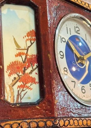 Dönem ürünü koleksiyonluk dekorluk çalışır Shangai kurmalı masa - Görsel 2