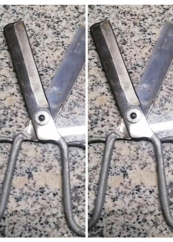 dönem ürünü koleksiyonluk kalın etli malzemeden şekerçi makası - Görsel 4