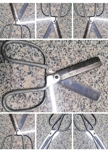 dönem ürünü koleksiyonluk kalın etli malzemeden şekerçi makası - Görsel 10