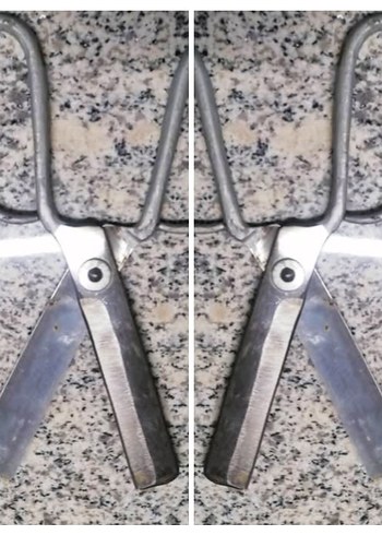 dönem ürünü koleksiyonluk kalın etli malzemeden şekerçi makası - Görsel 7