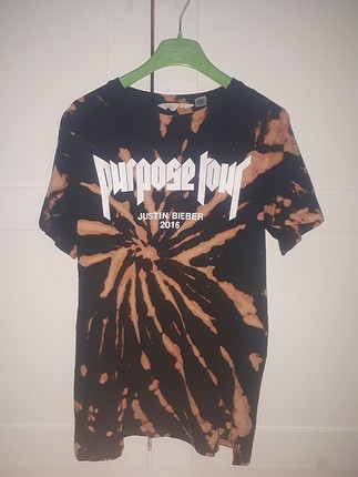 Orijinal Purpose Tour Justin Bieber T-shirt