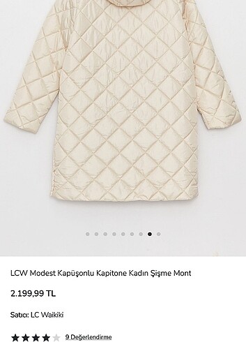 Kapüşonlu Kapitone Mont - Görsel 5