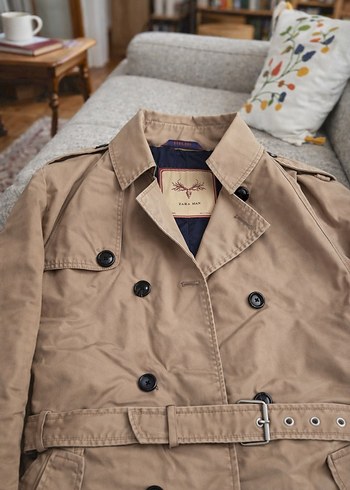 ZARA MAN BAJ ERKEK TRENÇKOT - Görsel 3