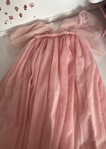 Kız Çocuk Pembe Bolero Puf Kollu - Görsel 2