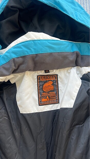 Mavi Rüzgar Geçirmez Kar Manto - Görsel 3