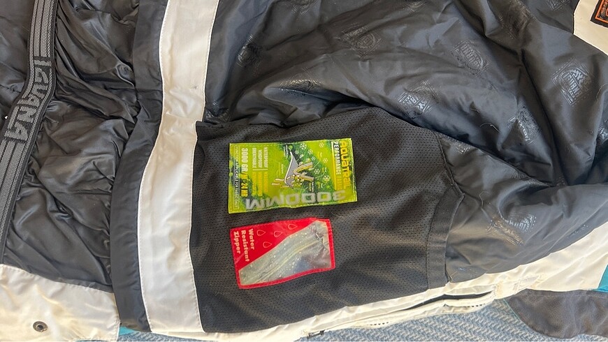 Mavi Rüzgar Geçirmez Kar Manto - Görsel 6