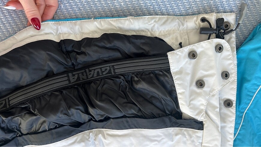 Mavi Rüzgar Geçirmez Kar Manto - Görsel 7