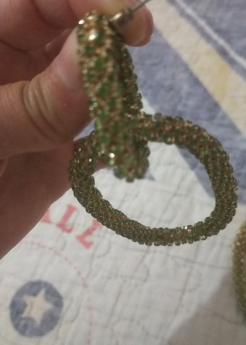 Pandora Renkli Boncuk İşlemeli Uzun Kadın Küpeler