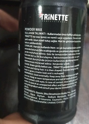 Toz Wax Saç Şekillendirici - Görsel 3