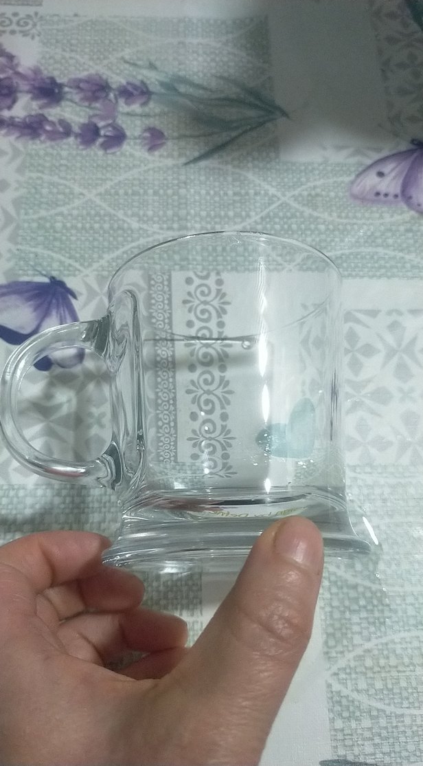 Parlak Beyaz kulplu bardak - Görsel 2