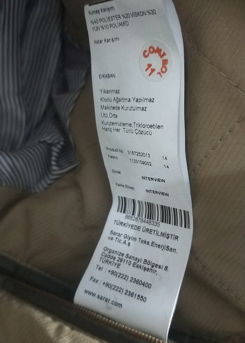 Düğmeli Kahverengi Erkek Kaban - Görsel 4