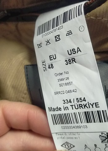 Düğmeli Kahverengi Erkek Kaban - Görsel 3