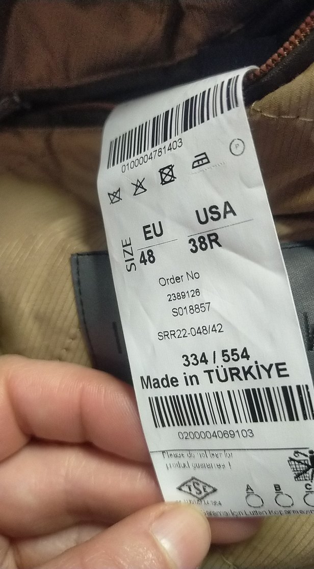 Düğmeli Kahverengi Erkek Kaban - Görsel 3