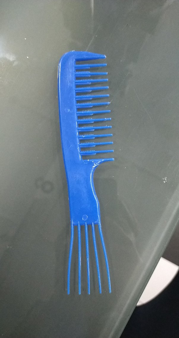 Çift Taraflı Mavi Saç Tarağı - Görsel 2