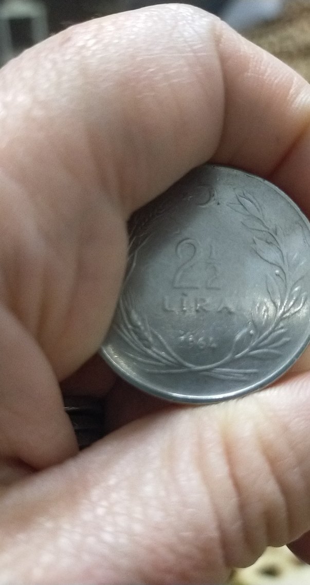 1964 Gri Vintage Erkek Rozeti - Görsel 3