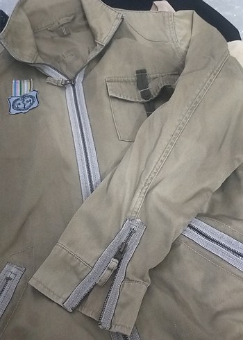 Bej Erkek Fermuarlı Ceket - Görsel 5