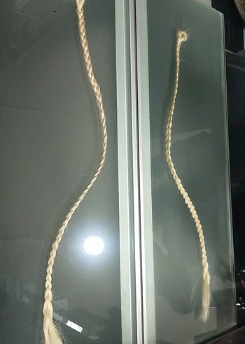 Mavi Saç Aksesuarı Püsküllü Avate çıt çıt boncuk kaynak sac - Görsel 4