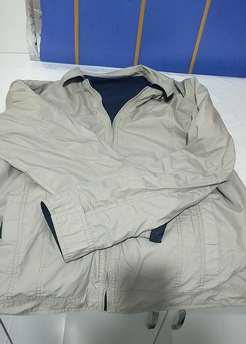 Erkek Lacivert Fermuarlı Rahat Kesim Ceket uniseks - Görsel 8