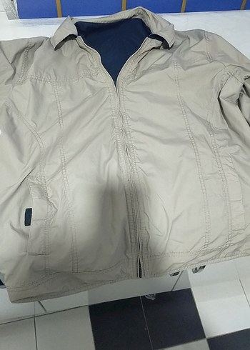 Erkek Lacivert Fermuarlı Rahat Kesim Ceket uniseks - Görsel 4