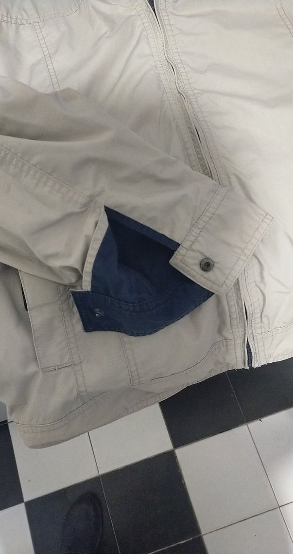 Erkek Lacivert Fermuarlı Rahat Kesim Ceket uniseks - Görsel 5