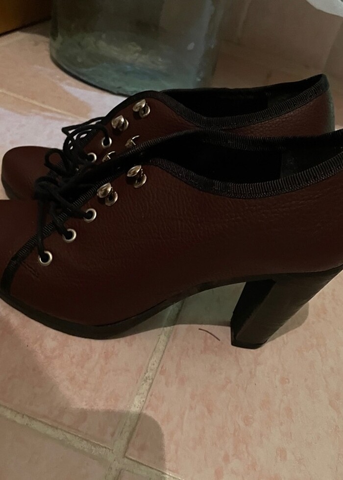 Hotic bordo 37 numara ayakkabı - Görsel 2