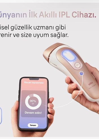 Bej Braun Lazer Epilasyon Cihazı Seti - Görsel 5