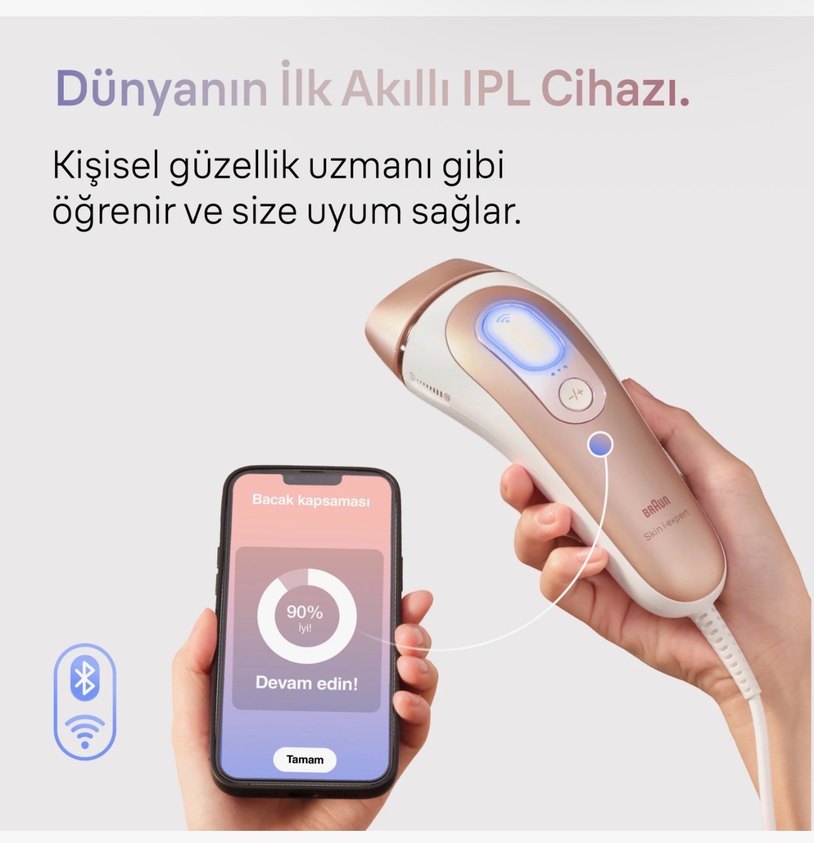 Bej Braun Lazer Epilasyon Cihazı Seti - Görsel 5