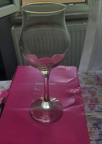 Lav Lav 6'lı Juliet Goblet Cam Bardak Seti