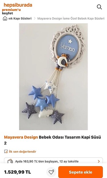Yenidoğan Beden mavi Renk Hastane Kapı Süsü