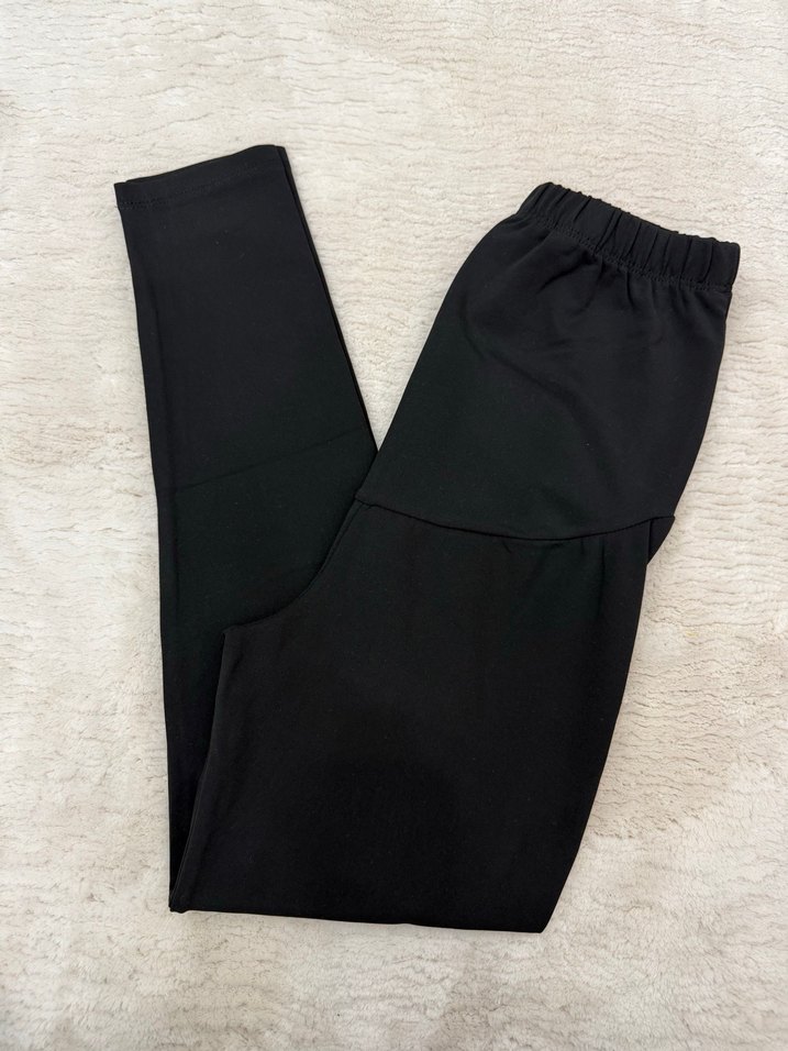 Siyah Hamile Spor Tayt - Görsel 2