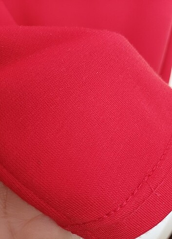 l Beden kırmızı Renk Kolsuz Elbise