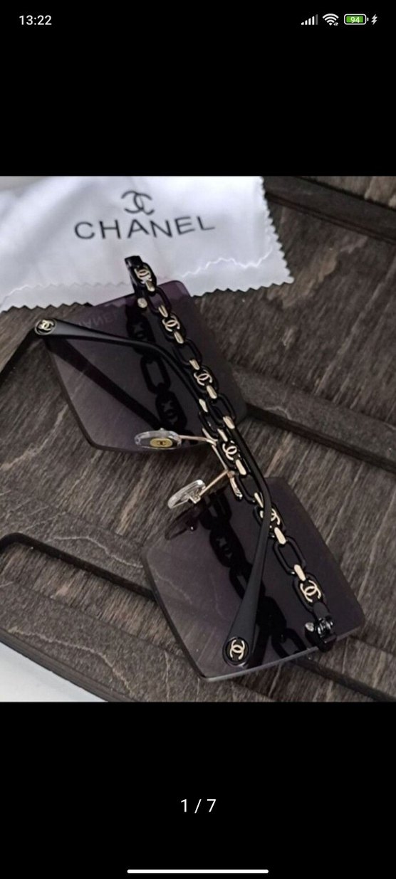 Chanel Zincir Detaylı Kadın Gözlük - Görsel 3