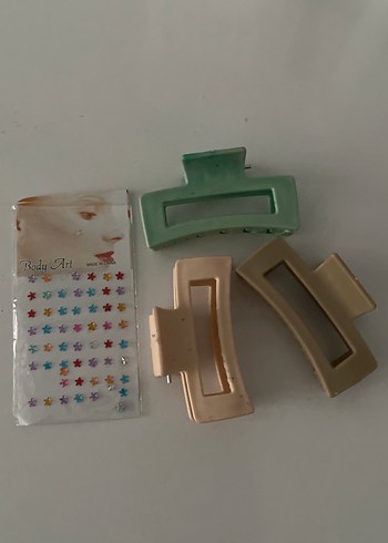 Diğer Çok Renkli Plastik Tokalı Saç Tokaları