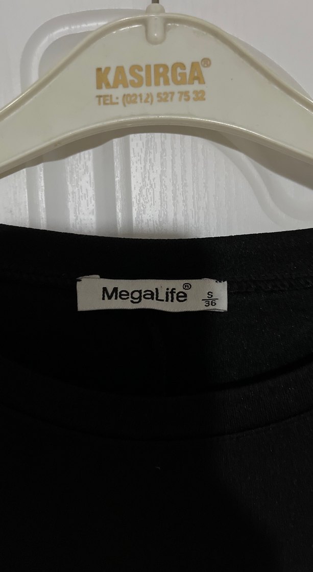 Zebra Desenli Kemerli Siyah Uzun Elbise - Görsel 4