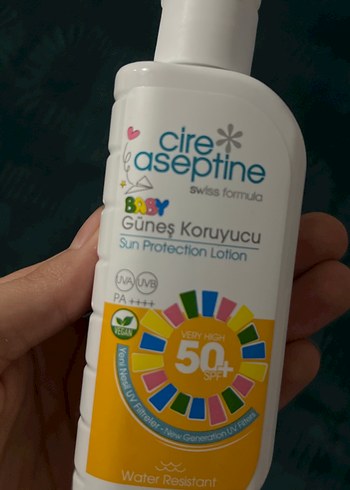 Cire Aseptine Bebek Güneş Koruyucu Losyon 90 ml SPF 50 - Görsel 2