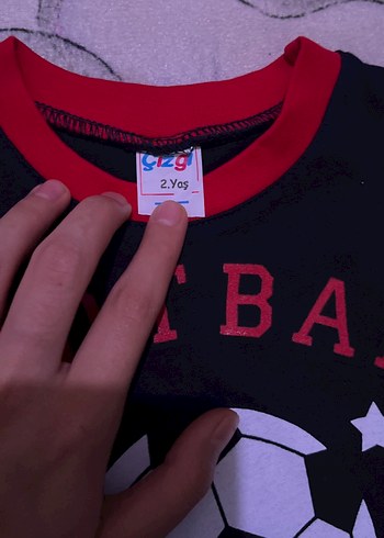 Erkek Siyah Baskılı Kısa Kollu Tişört - Görsel 3