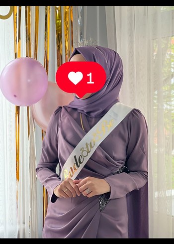 38 Beden Abiye tesettür saten