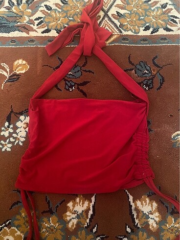 Zara Kırmızı crop