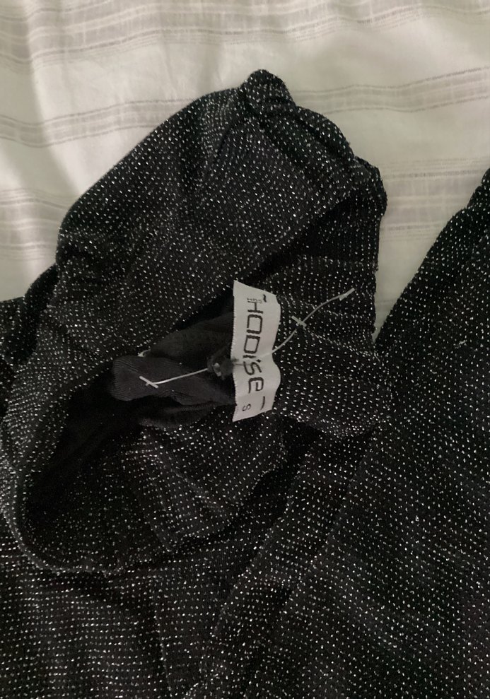 Siyah Pilili Kadın Kumaş Pantolon - Görsel 3