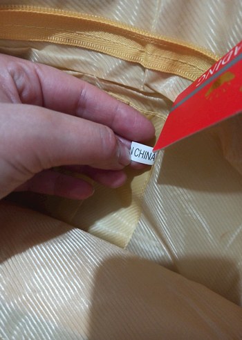 Zara Boncuk İşlemeli Altın Renkli Bohem çanta